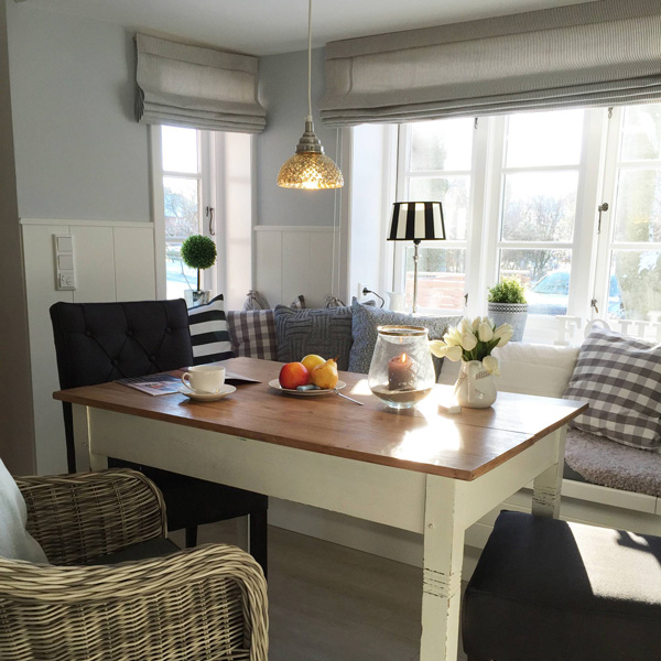 Wattgut Ferienwohnung Esszimmer