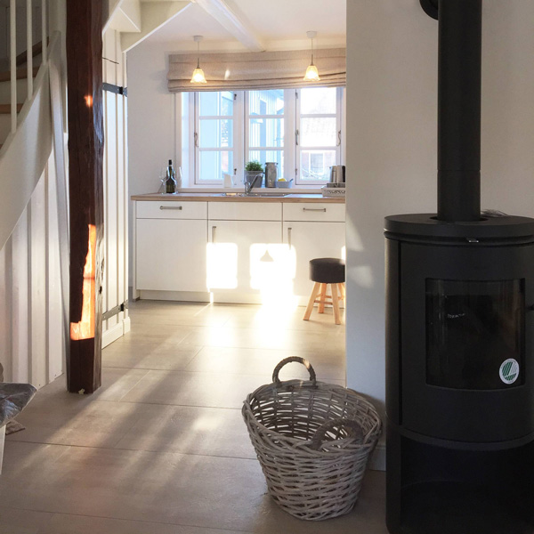 Wattgut Ferienwohnung mit Ofen