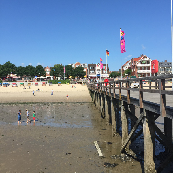 Brücke beim Fähranleger in Wyk auf Föhr
